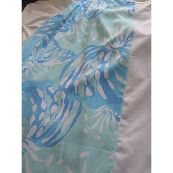 Lilibridge Dress Women’s XL Tropical Hawaiian Beach Blue Cover-up Coastal NEW - Picture 14 of 14